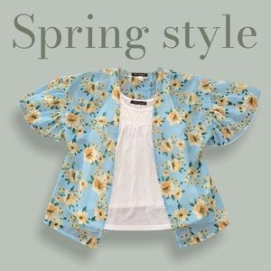 Xtraordinary two piece blouse set in size small